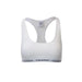 White Calvin Klein racerback sports bra from the Calvin Klein Underwear Women collection