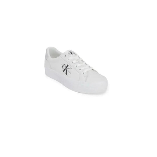 White Calvin Klein platform sneakers - Calvin Klein Women Sneakers