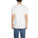 White crew neck t-shirt from the back view in Icon - Icon Men T-Shirt collection