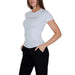 White fitted ’ARMYJEANS’ t-shirt from Tommy Hilfiger Jeans for women