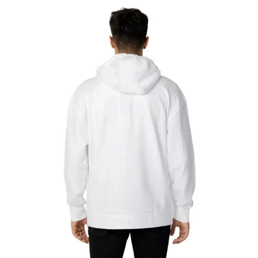 White hooded sweatshirt displayed in Tommy Hilfiger Jeans Men Sweatshirts collection