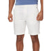 White knee-length Tommy Hilfiger shorts with side logo for men