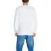 White knit sweater worn by a person from behind in Calvin Klein Jeans Men Knitwear