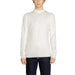 White mock neck sweater with long sleeves from Antony Morato Men’s Knitwear collection