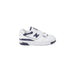 White and navy blue New Balance 550 sneaker in New Balance Women Sneakers collection