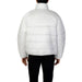 White puffy winter jacket back view from Calvin Klein Jeans Men Jacket collection