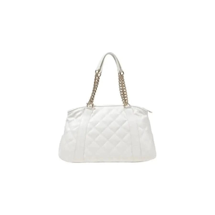 White quilted Liu Jo handbag with chain straps, a stylish accessory for women