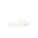 White slide sandal with a thick, textured sole from Guess Women Slippers collection