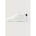 Crime London men sneakers in urban style clothing with a black sole on white sneaker