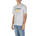 White Gas - Gas Men T-Shirt featuring black and yellow 100% Authentic graphic print