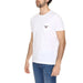 White U.S. Polo Assn. Men T-Shirt with small chest logo, casual wear collection