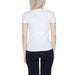 Ea7 Women White T-Shirt worn by blonde person, back view