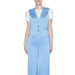 Woman in blue suit and white shirt - Urban Style Clothing | Silence - Silence Women Gilet