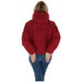 Woman in Pepe Jeans red jacket and jeans - Pepe Jeans Women Jacket