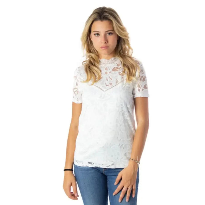 Vila Clothes - Women T-Shirt - white / XS - Clothing