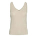 Vero Moda beige women’s tank top, embodying urban city fashion